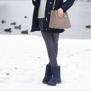 NAVY BLUE SUEDE UGG BOOTS